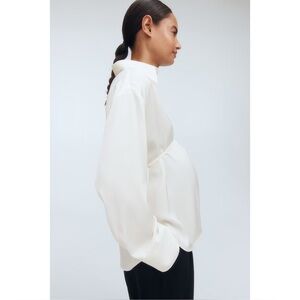 H&M Before & After Tie-Belt Shirt